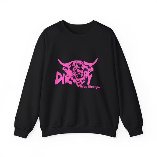 Dirty Boys Lifestyle “Dirty Cow” Crewneck | Unisex Graphic Sweatshirt