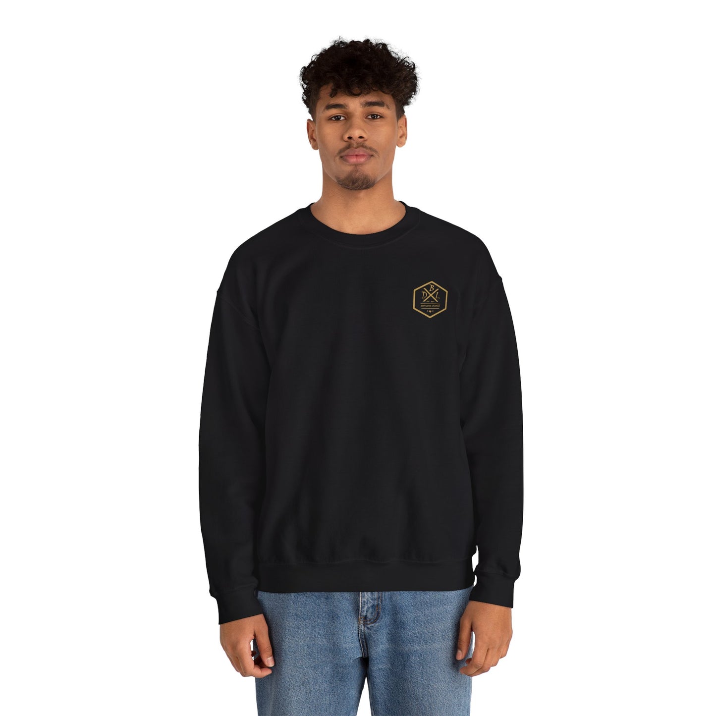 Dirty Boys Lifestyle “Pin It” Crewneck Sweatshirt | Moto Graphic Pullover