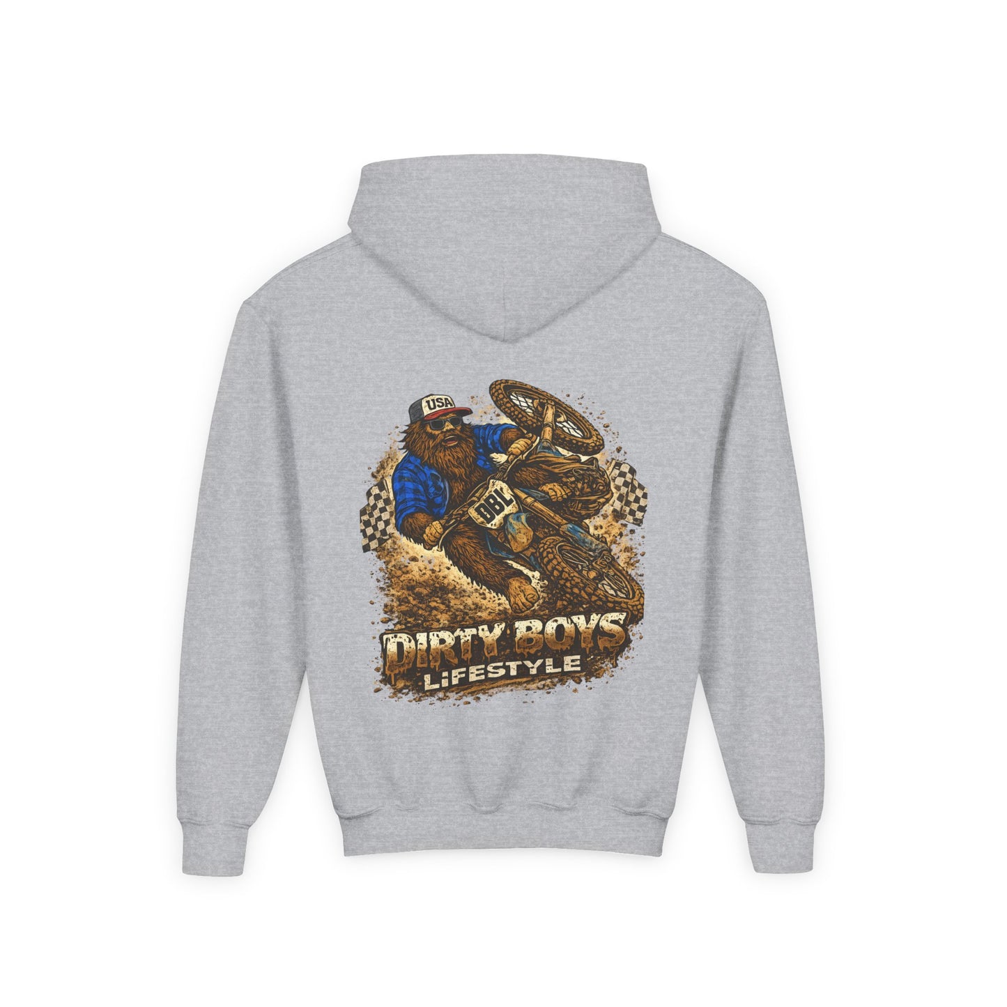 Dirty Boys Lifestyle Kids Moto Graphic Hoodie