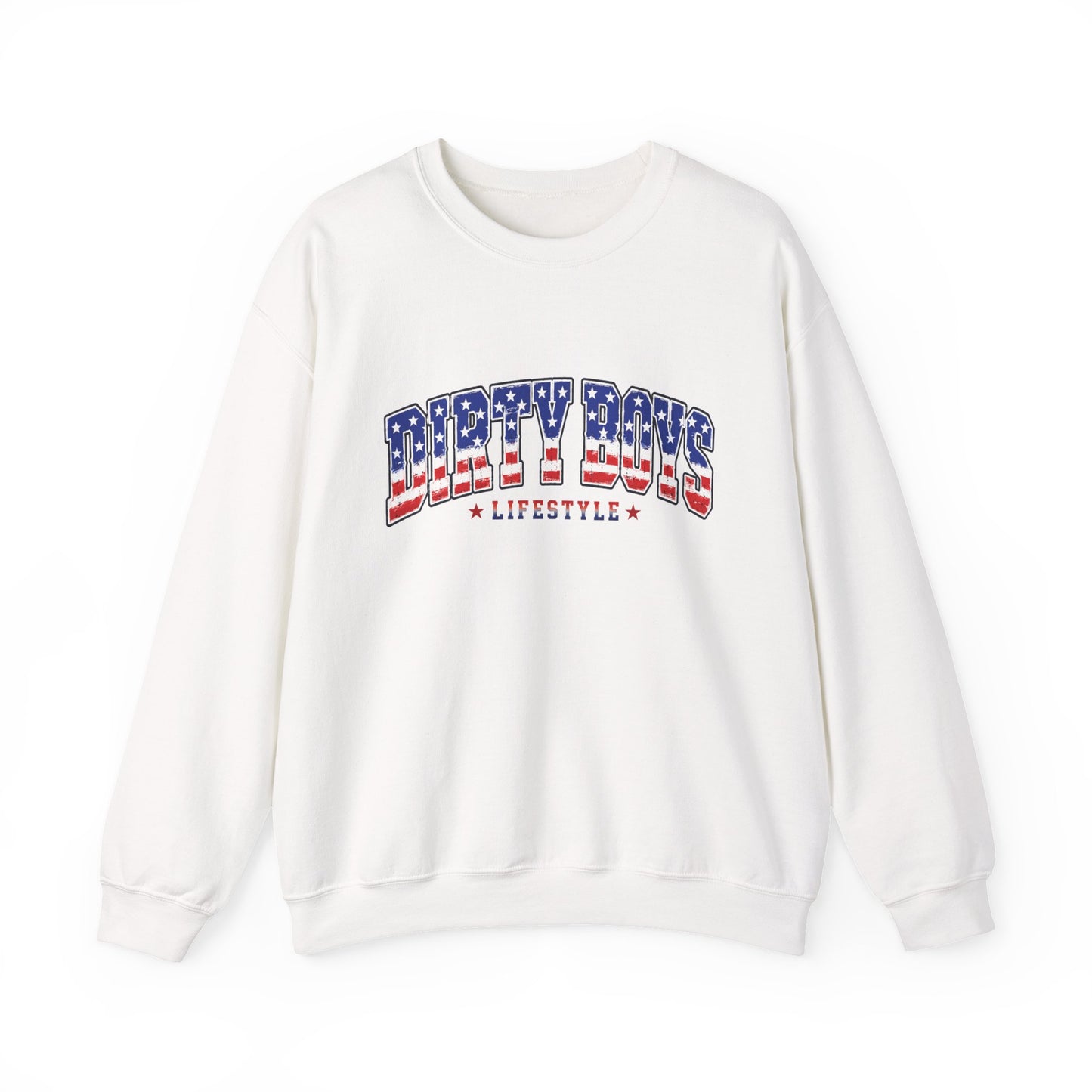 DBL American Flag Crew Neck | Dirty Boys Lifestyle Motocross Sweatshirt