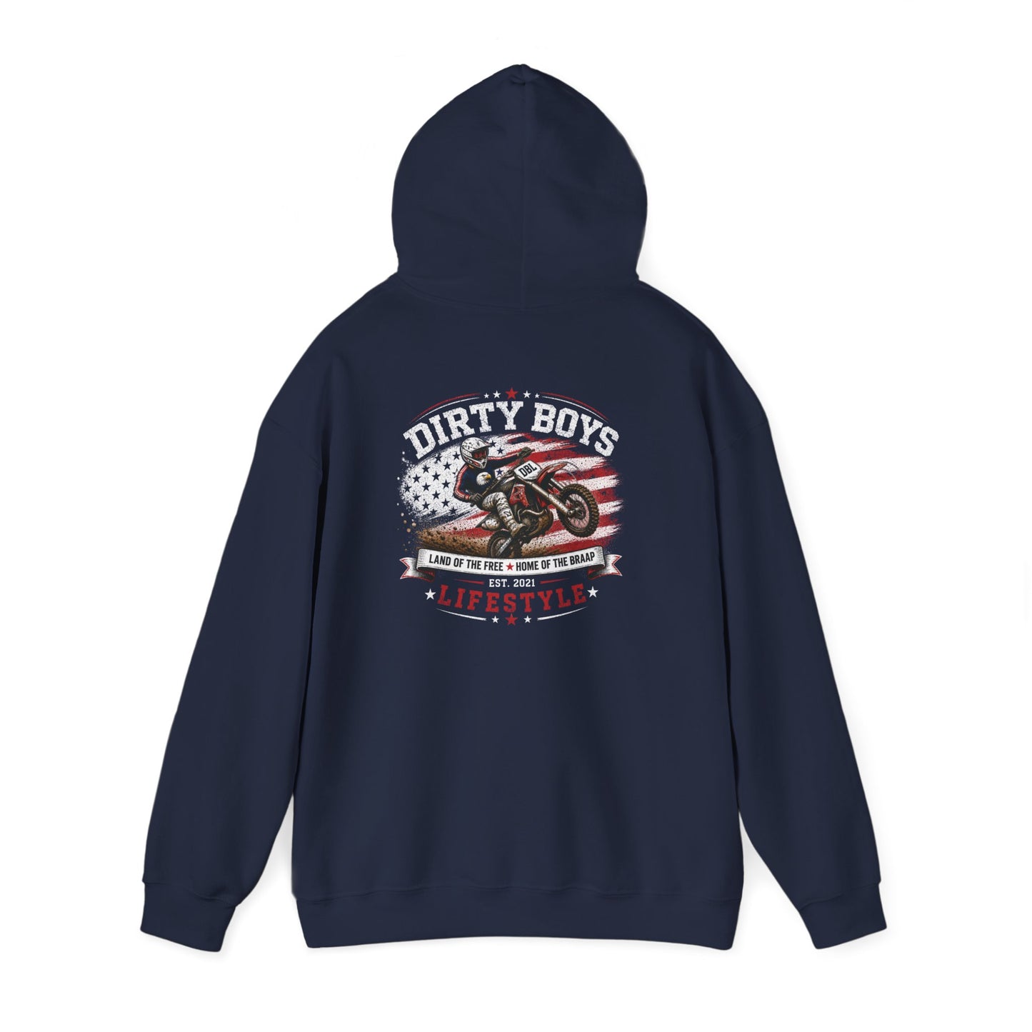 DBL Land of the Braap Adult Hoodie | Motocross Dirt Bike Sweatshirt