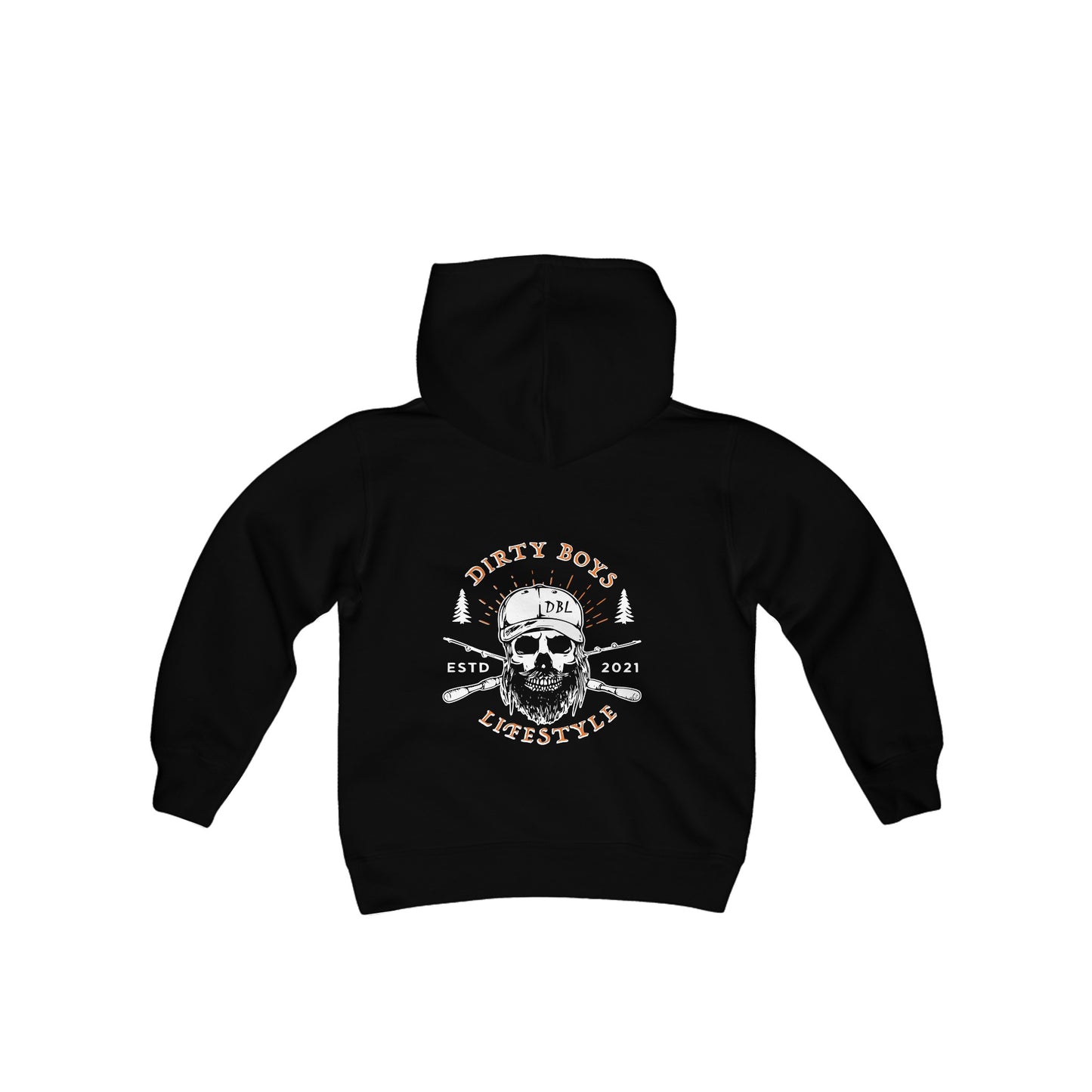 Dirty Boy Skull Hooded Sweatshirt Youth