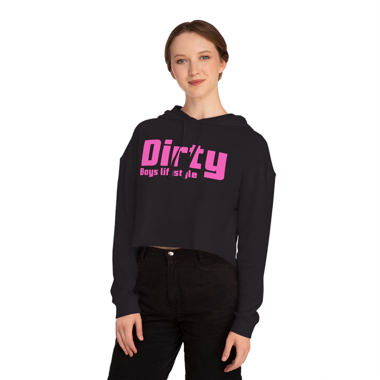 Dirty Boys Cropped Hooded Sweatshirt