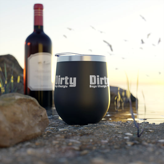 Dirty Boys Lifestyle Wine Travel Mug | 12oz Copper Vacuum Insulated Cup