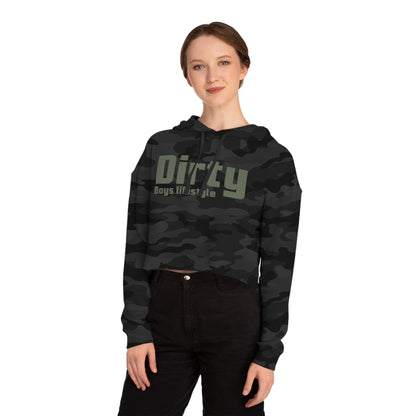 Dirty Boys Cropped Hooded Sweatshirt