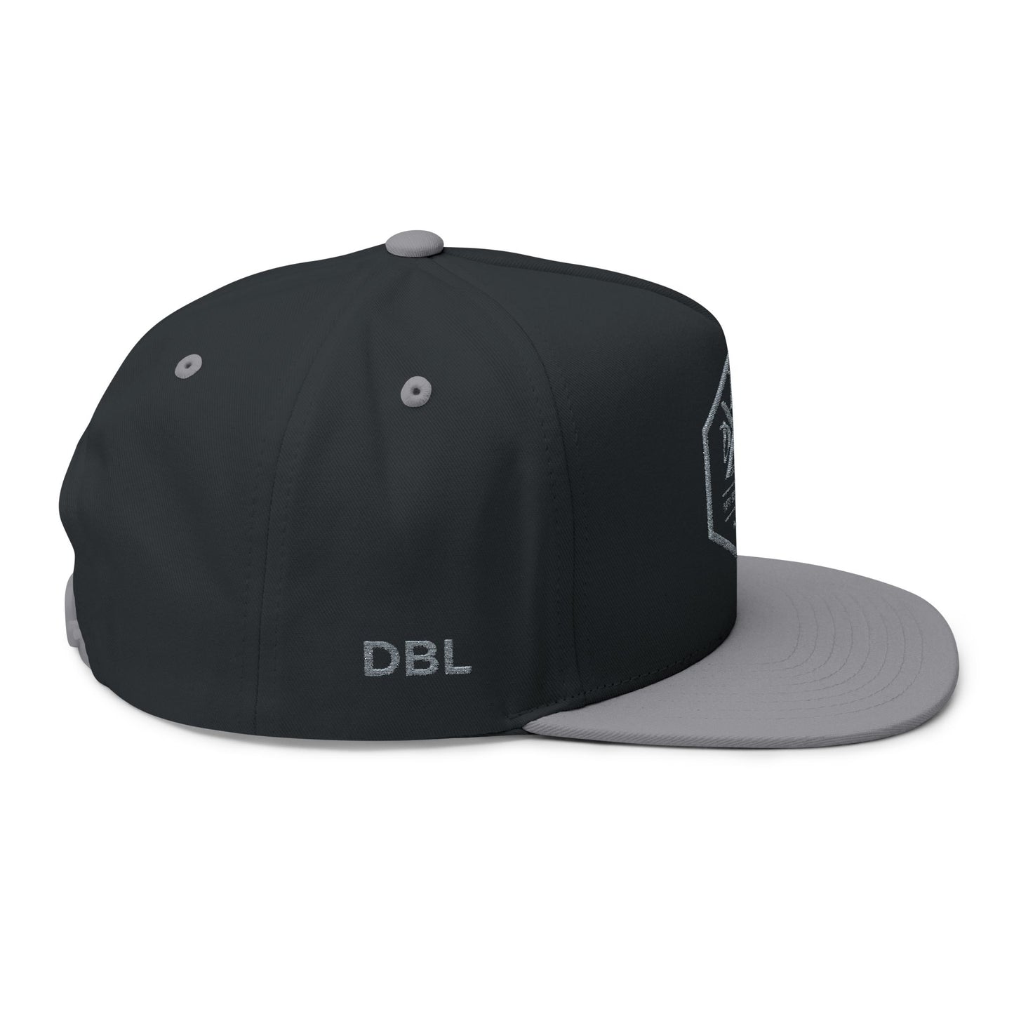 Dirty Boys Lifestyle DBL Badge Snapback Hat – Two-Tone Flat Bill