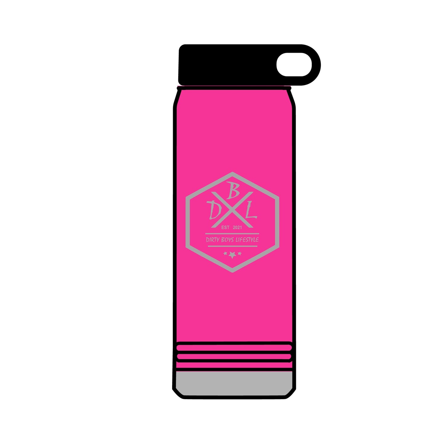 Dirty Boys Lifestyle 32oz Insulated Water Bottle – Stainless Steel