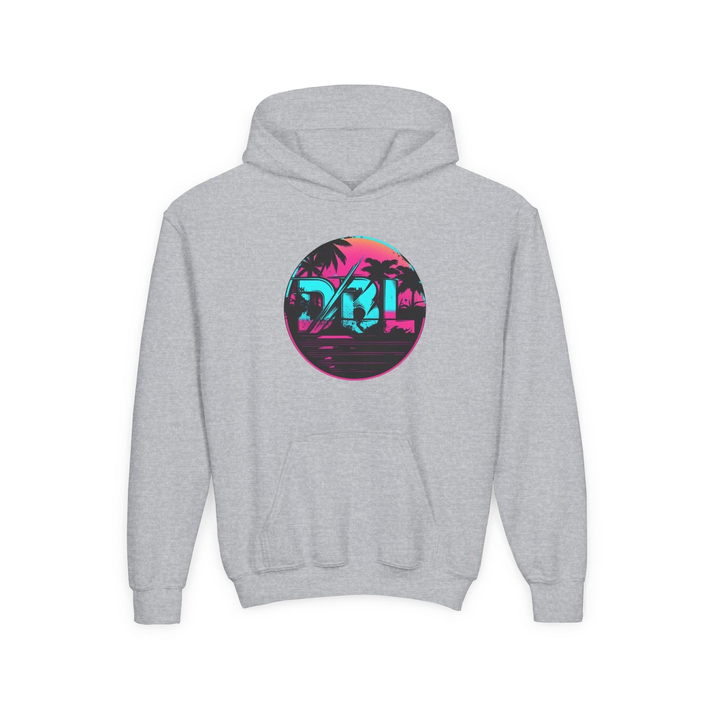 Dirty Boys Lifestyle “Miami Vice” Youth Hoodie | Kids Retro Graphic Sweatshirt