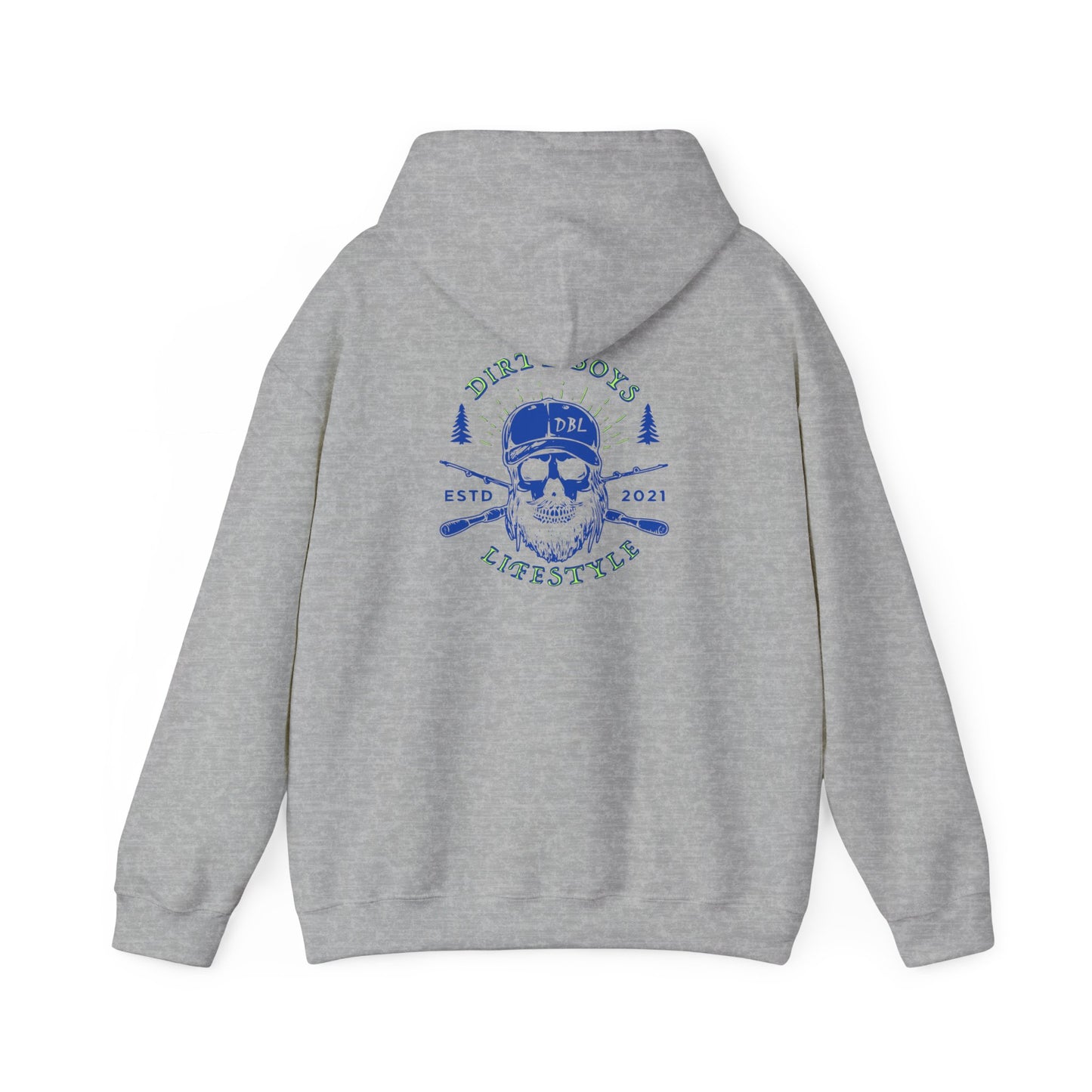 DBL Skull Hoodie - Unisex Heavy Blend Hooded Sweatshirt