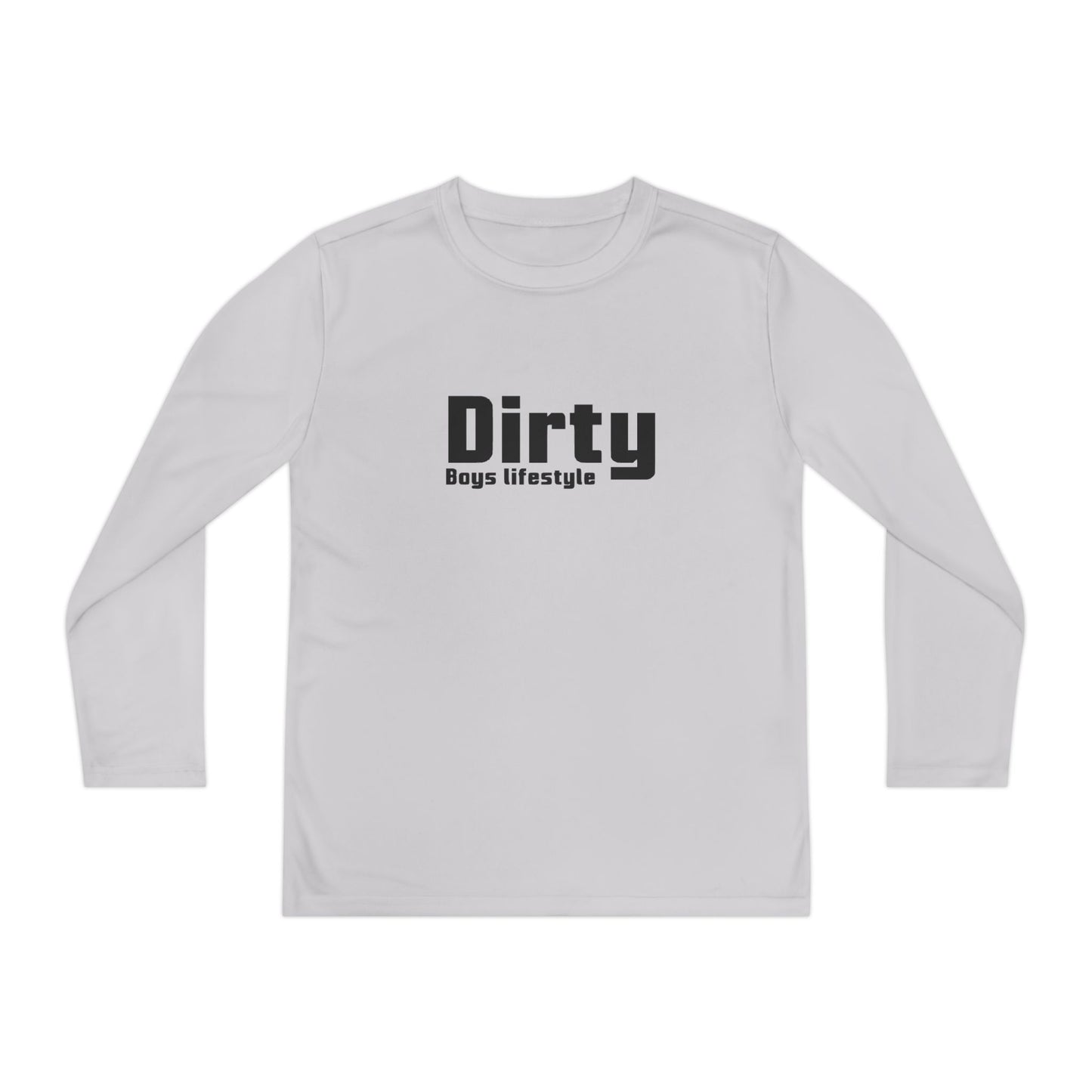 Dirty Boys Lifestyle Logo Youth Long Sleeve Tee | Kids Performance Shirt