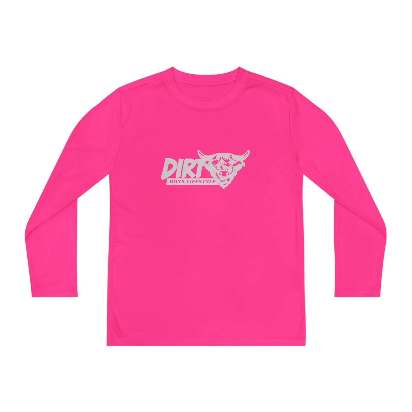 Dirty Boys Lifestyle Youth Performance – Moisture-Wicking Moto Lifestyle Shirt