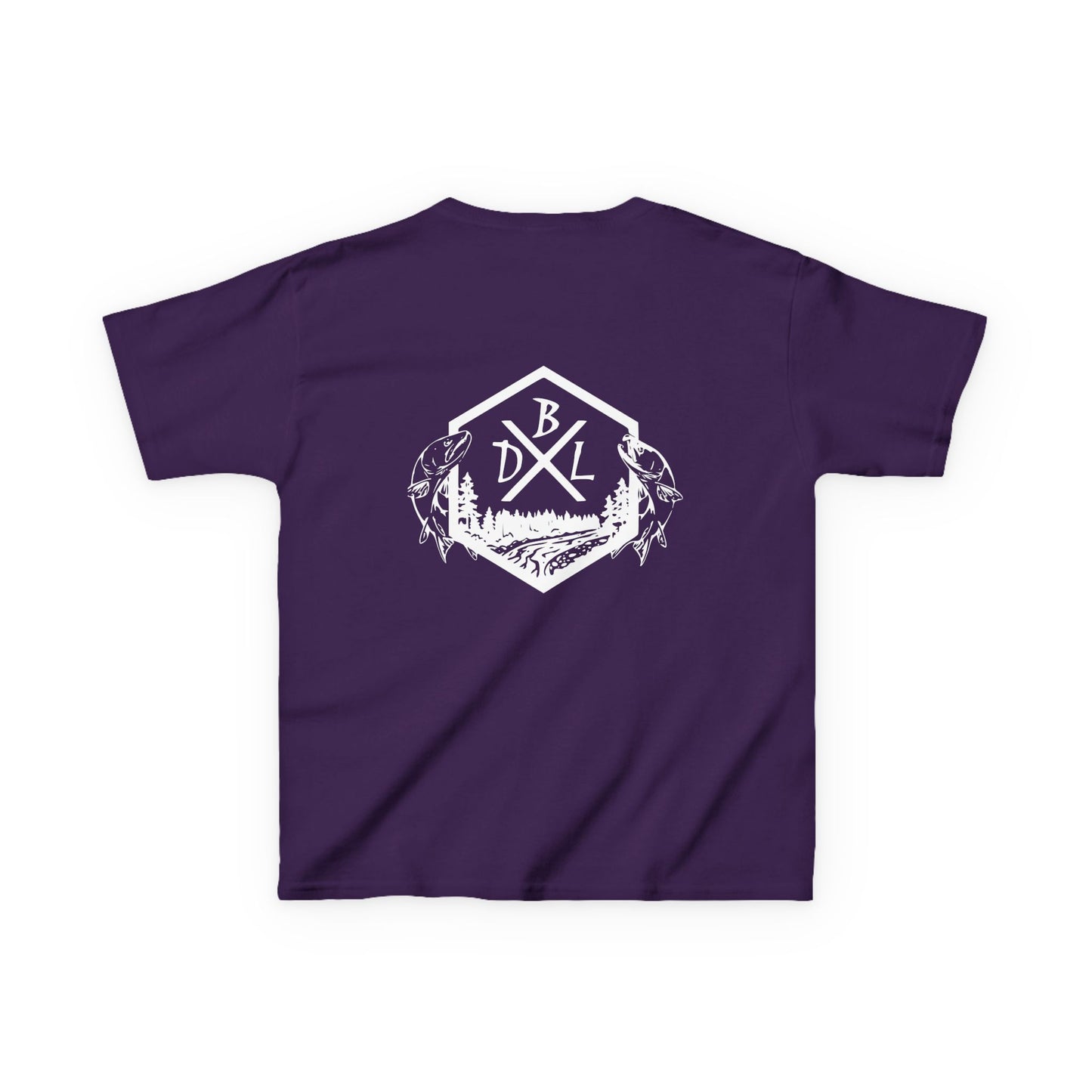Dirty Boys Lifestyle “DBL Fish” Youth Tee | Kids Outdoor Graphic Shirt