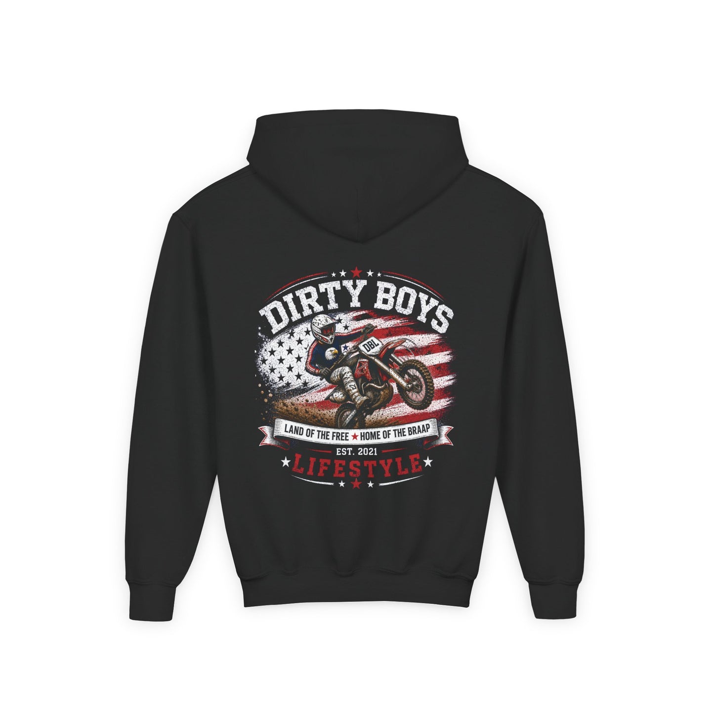 DBL Land of the Braap Hoodie | American Motocross Dirt Bike Sweatshirt