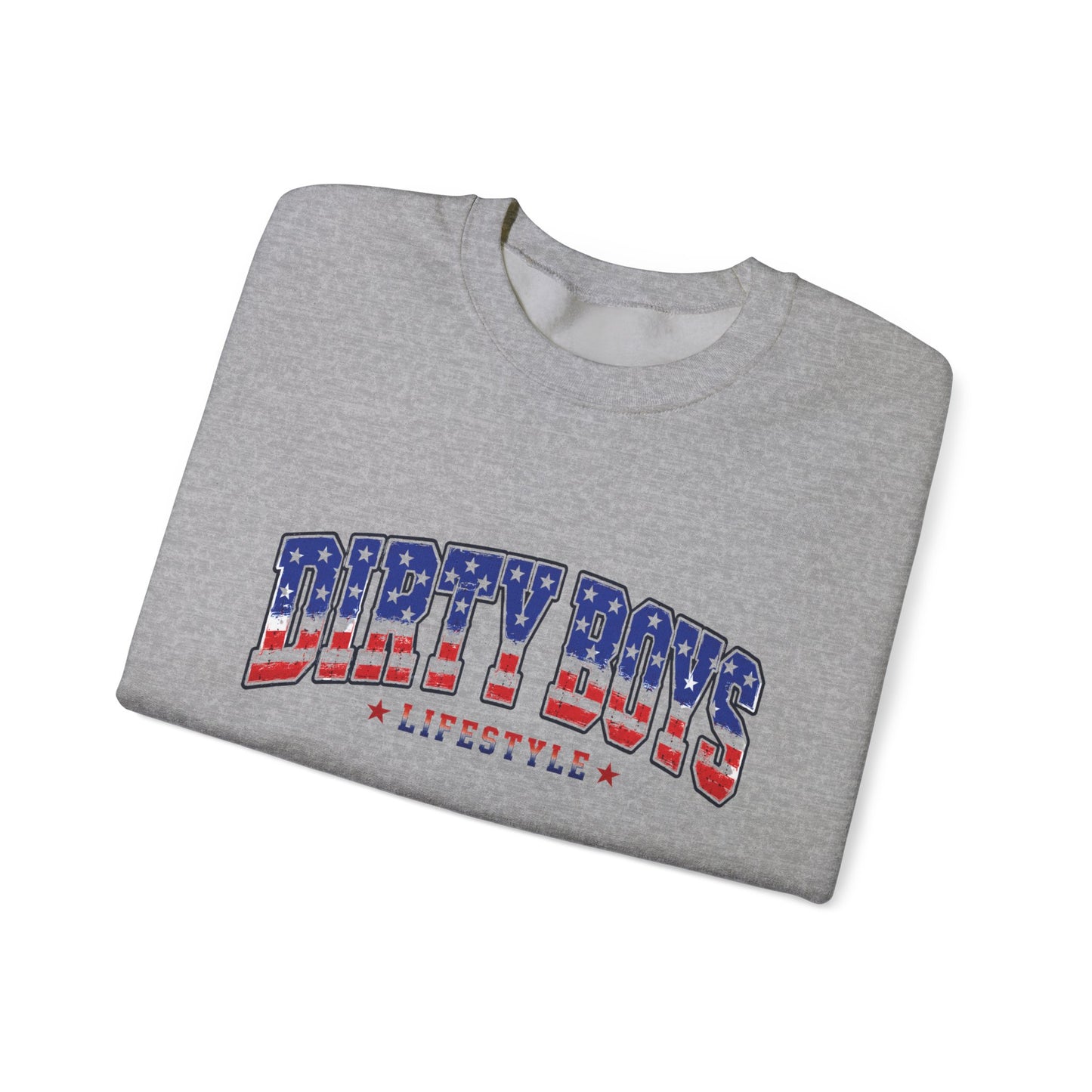 DBL American Flag Crew Neck | Dirty Boys Lifestyle Motocross Sweatshirt
