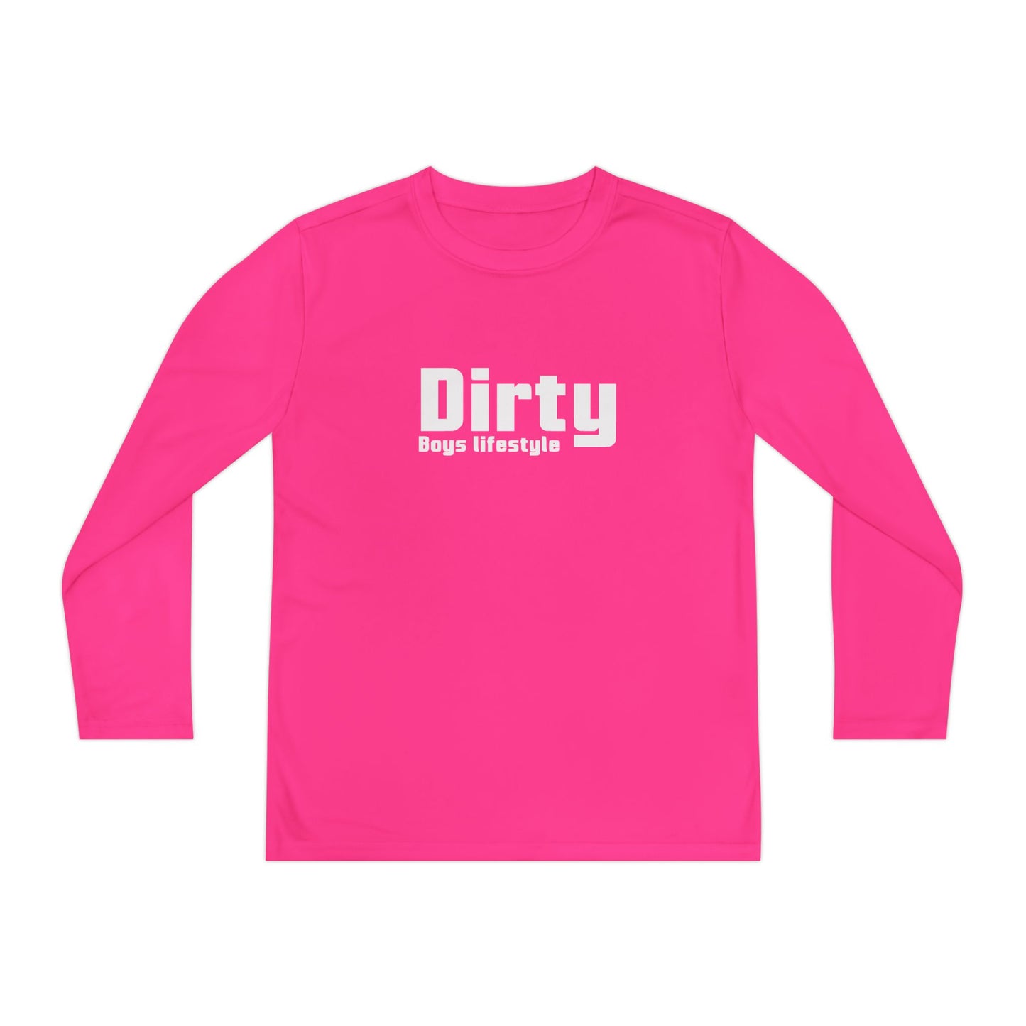 Dirty Boys Lifestyle Logo Youth Long Sleeve Tee | Kids Performance Shirt