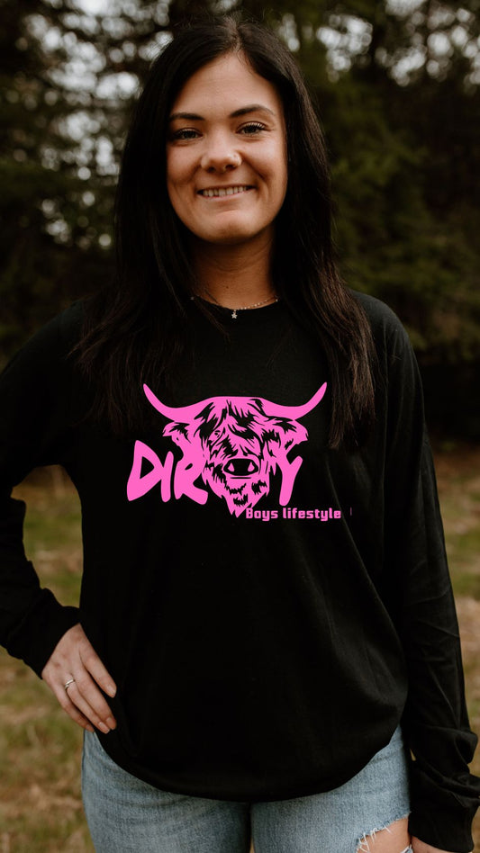 Dirty Boys Lifestyle “Dirty Cow” Crewneck | Unisex Graphic Sweatshirt