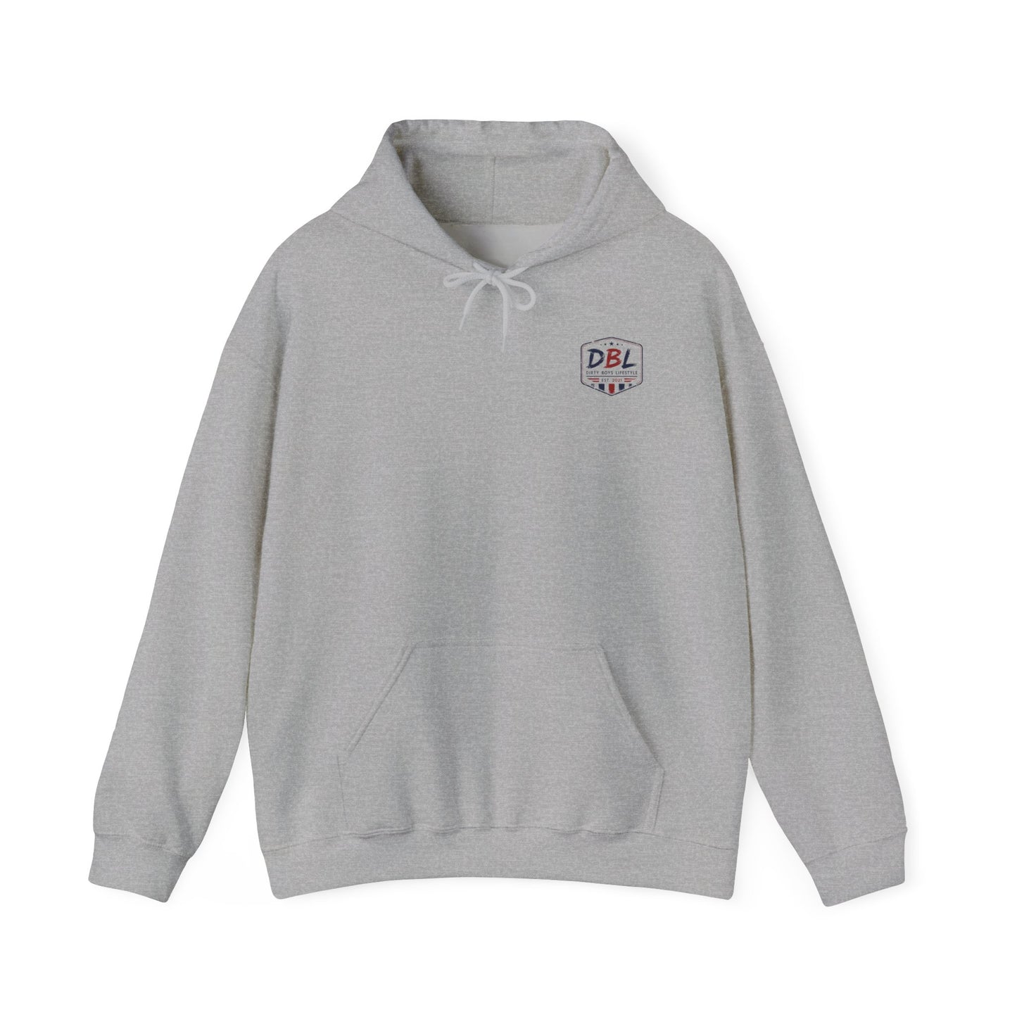 DBL Skull & Flags Adult Hoodie | Motocross Racing Sweatshirt