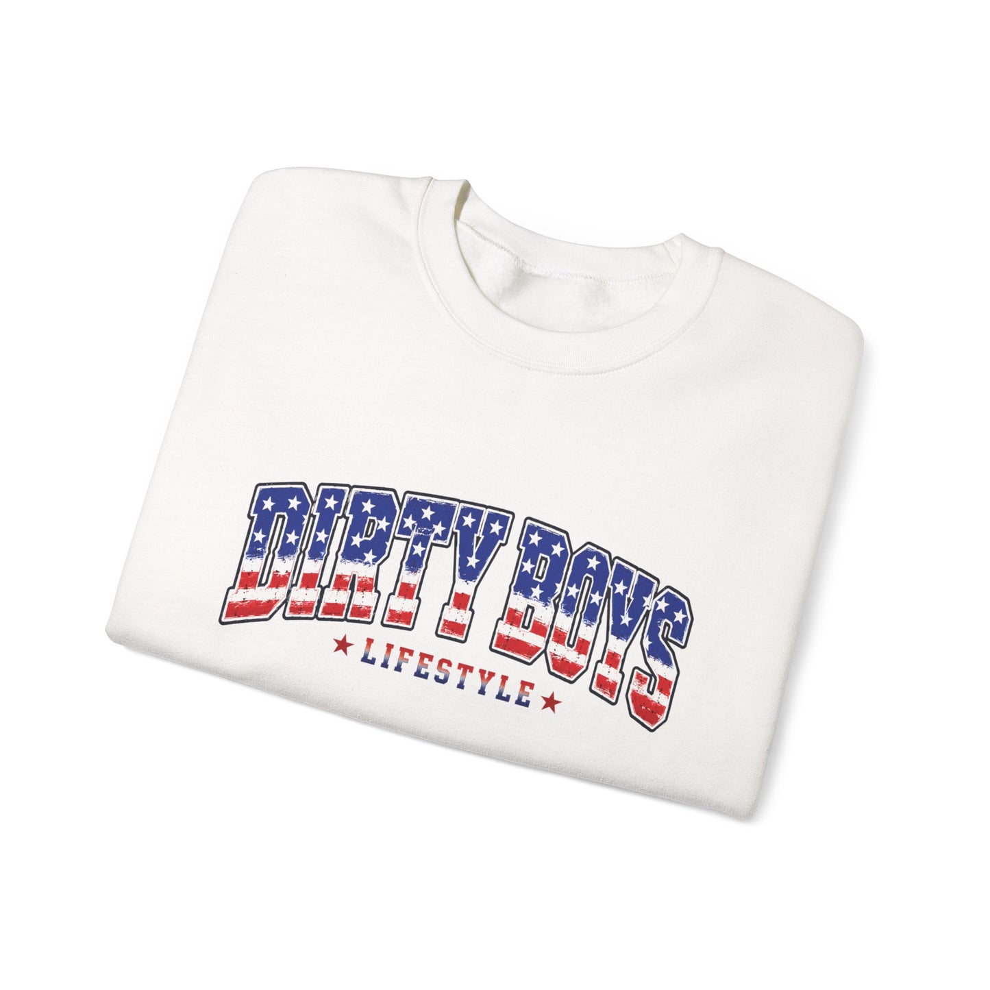 DBL American Flag Crew Neck | Dirty Boys Lifestyle Motocross Sweatshirt