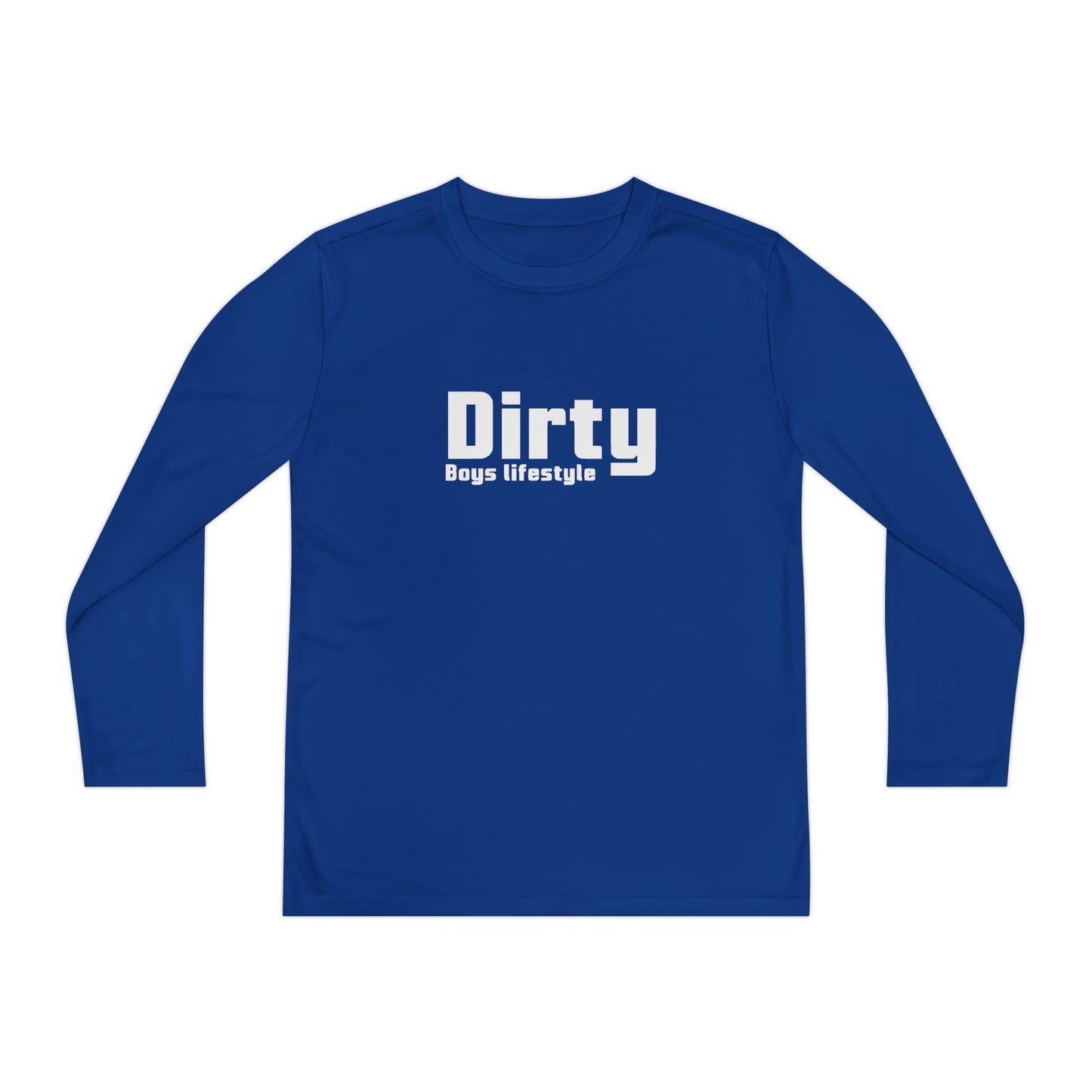 Dirty Boys Lifestyle Logo Youth Long Sleeve Tee | Kids Performance Shirt