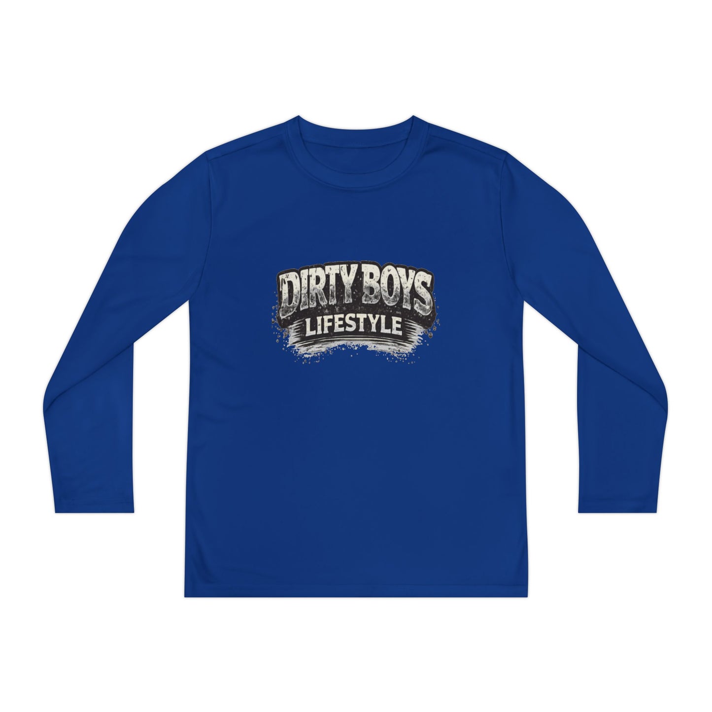 Dirty Boys Lifestyle Youth Performance – Moisture-Wicking Moto Lifestyle Shirt
