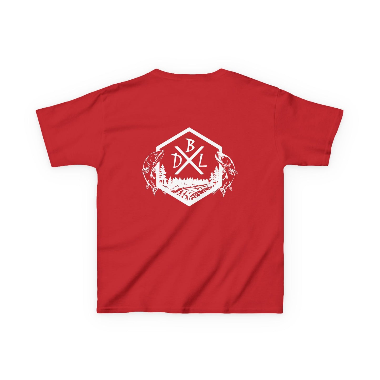 Dirty Boys Lifestyle “DBL Fish” Youth Tee | Kids Outdoor Graphic Shirt