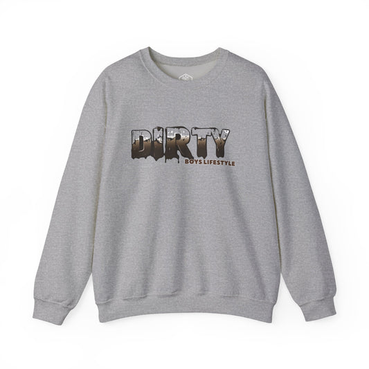 Dirty Boys Lifestyle “DIRTY” Crewneck Sweatshirt | Unisex Graphic Pullover