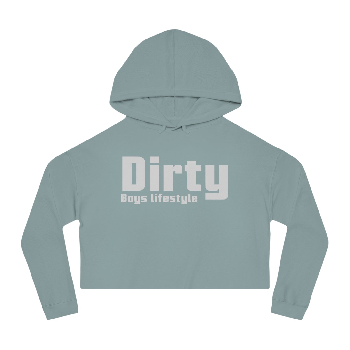 Dirty Boys Cropped Hooded Sweatshirt