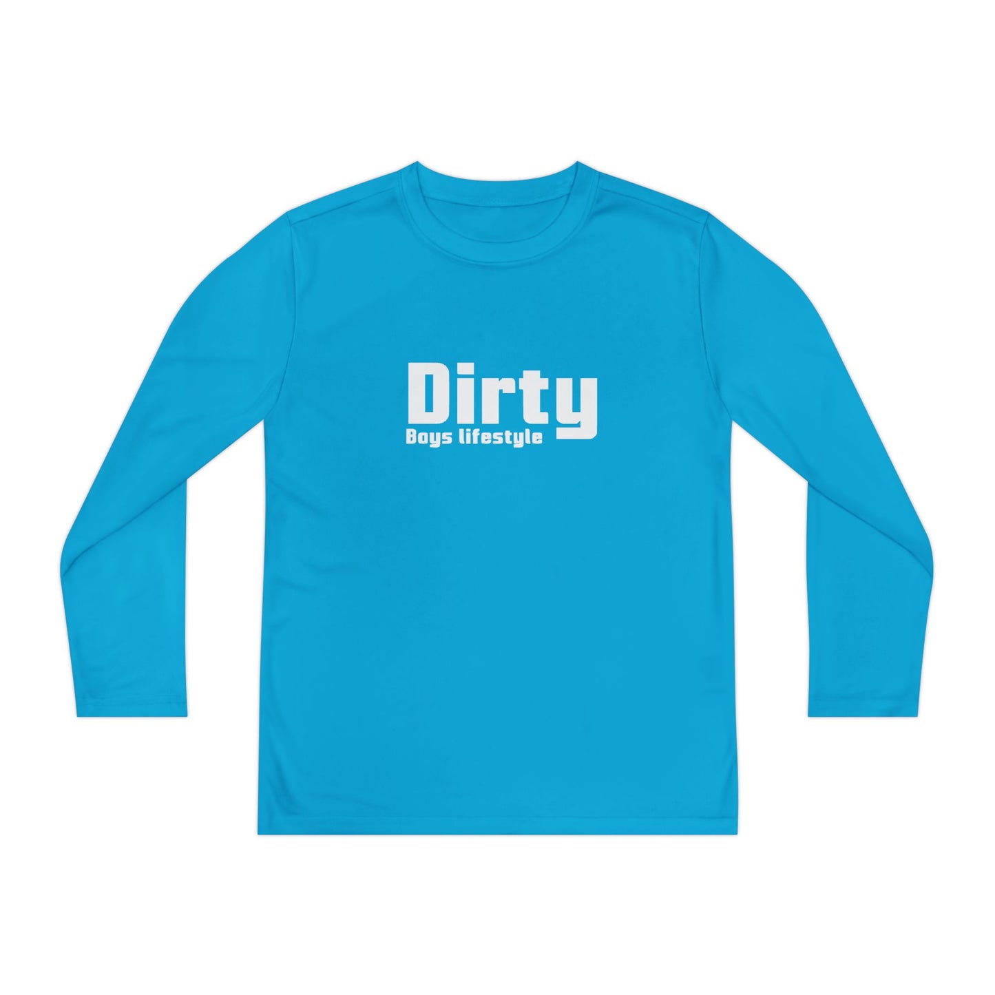 Dirty Boys Lifestyle Logo Youth Long Sleeve Tee | Kids Performance Shirt