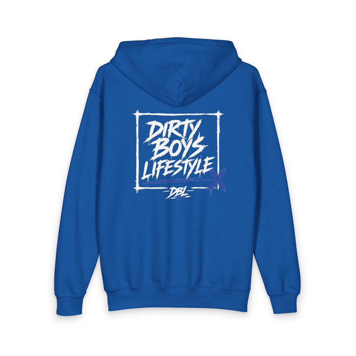 Youth Zipped Hoodie — "Dirty Boyz Lifestyle" Graphic Zip-Up