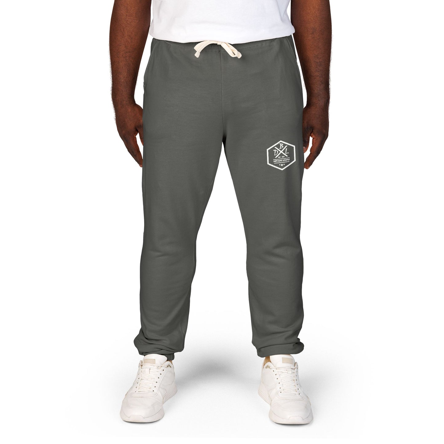 Dirty Boys Lifestyle Fleece Sweatpants | Unisex Cozy Garment-Dyed Lounge Pants