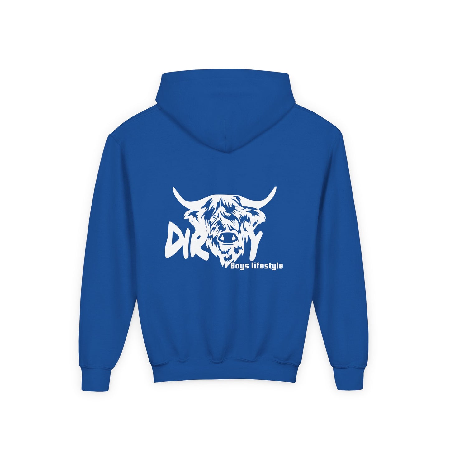 Dirty Boys Lifestyle “Dirty Cow” Youth Hoodie | Kids Graphic Sweatshirt