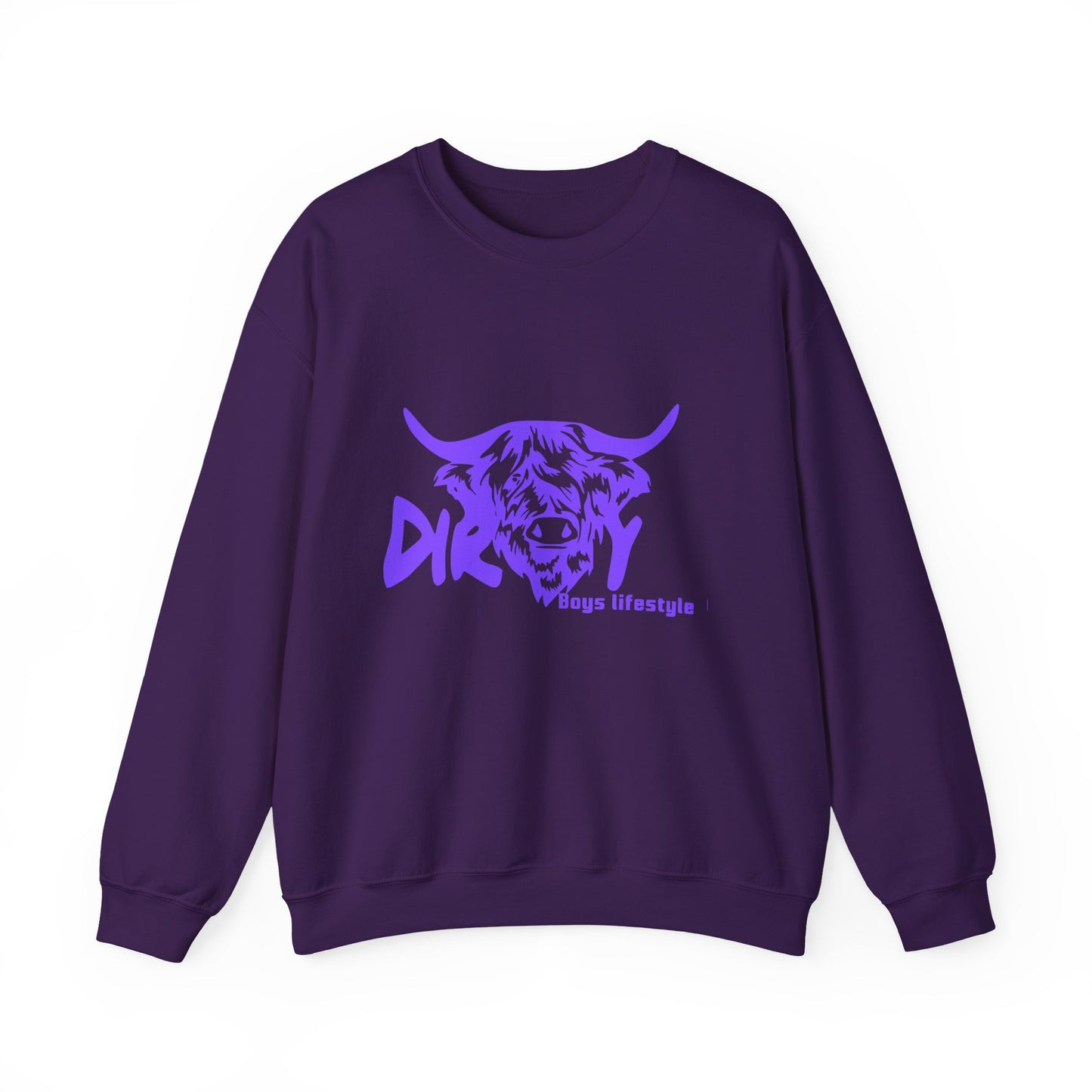 Dirty Boys Lifestyle “Dirty Cow” Crewneck | Unisex Graphic Sweatshirt