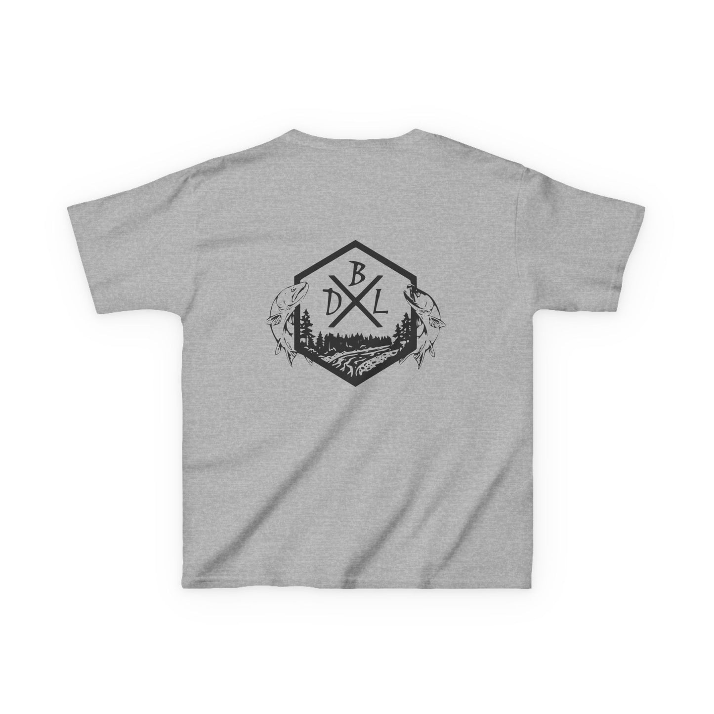 Dirty Boys Lifestyle “DBL Fish” Youth Tee | Kids Outdoor Graphic Shirt