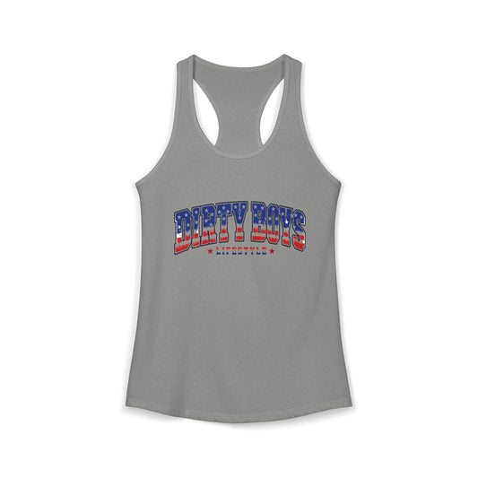 DBL American Flag Women's Tank | Dirty Boys Lifestyle Moto Tank Top