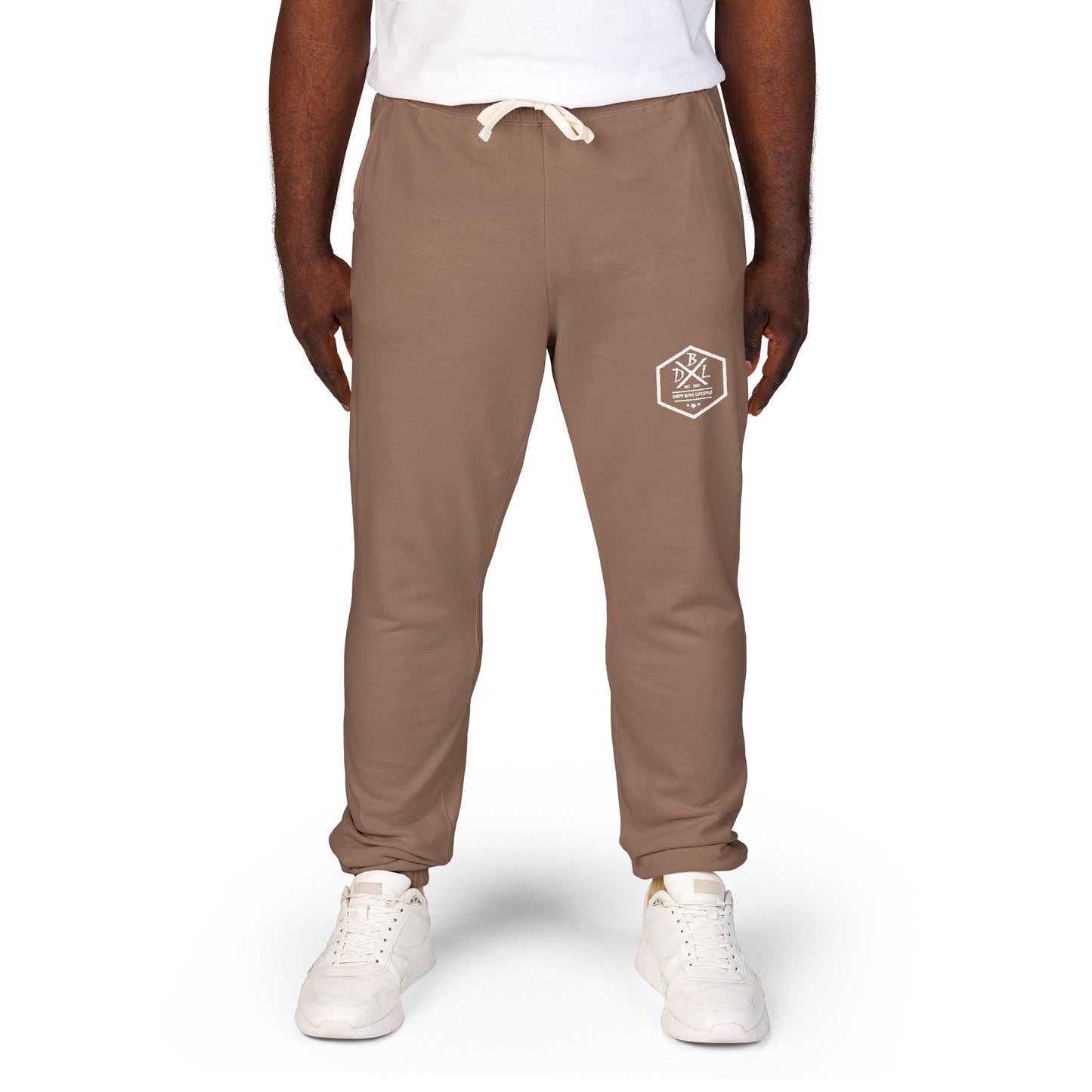 Dirty Boys Lifestyle Fleece Sweatpants | Unisex Cozy Garment-Dyed Lounge Pants