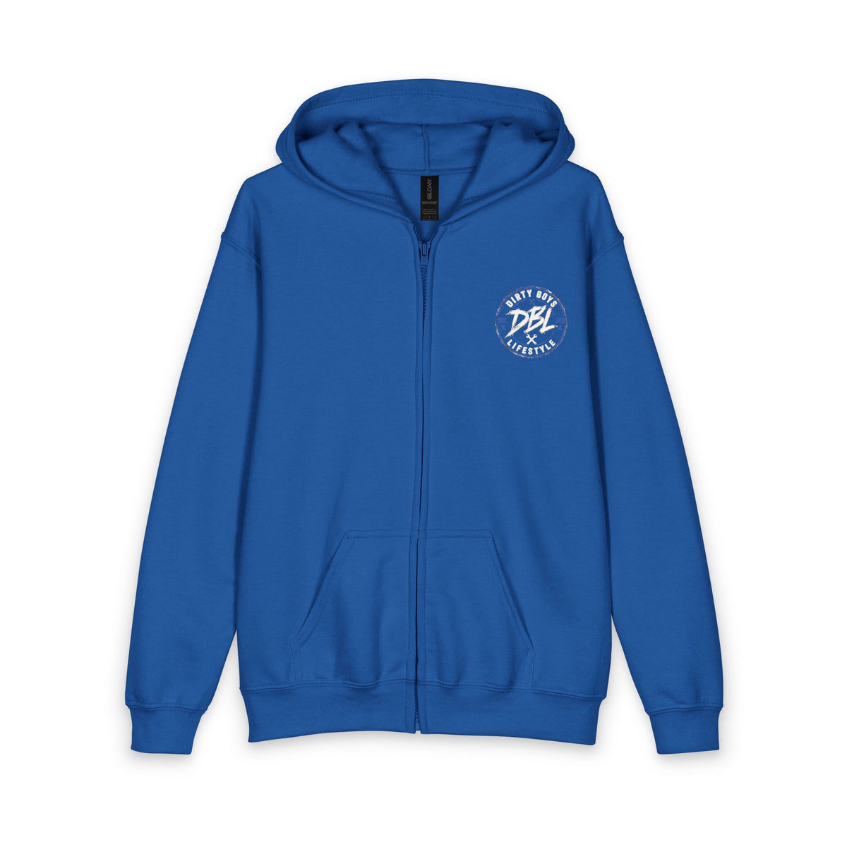 Youth Zipped Hoodie — "Dirty Boyz Lifestyle" Graphic Zip-Up