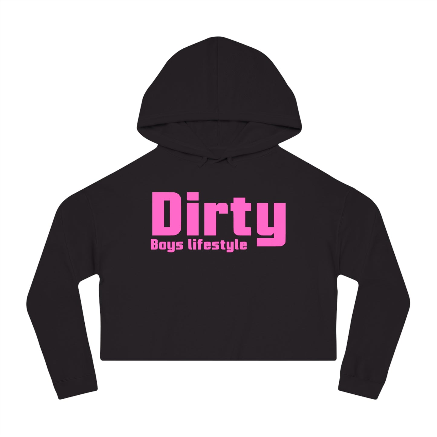 Dirty Boys Cropped Hooded Sweatshirt