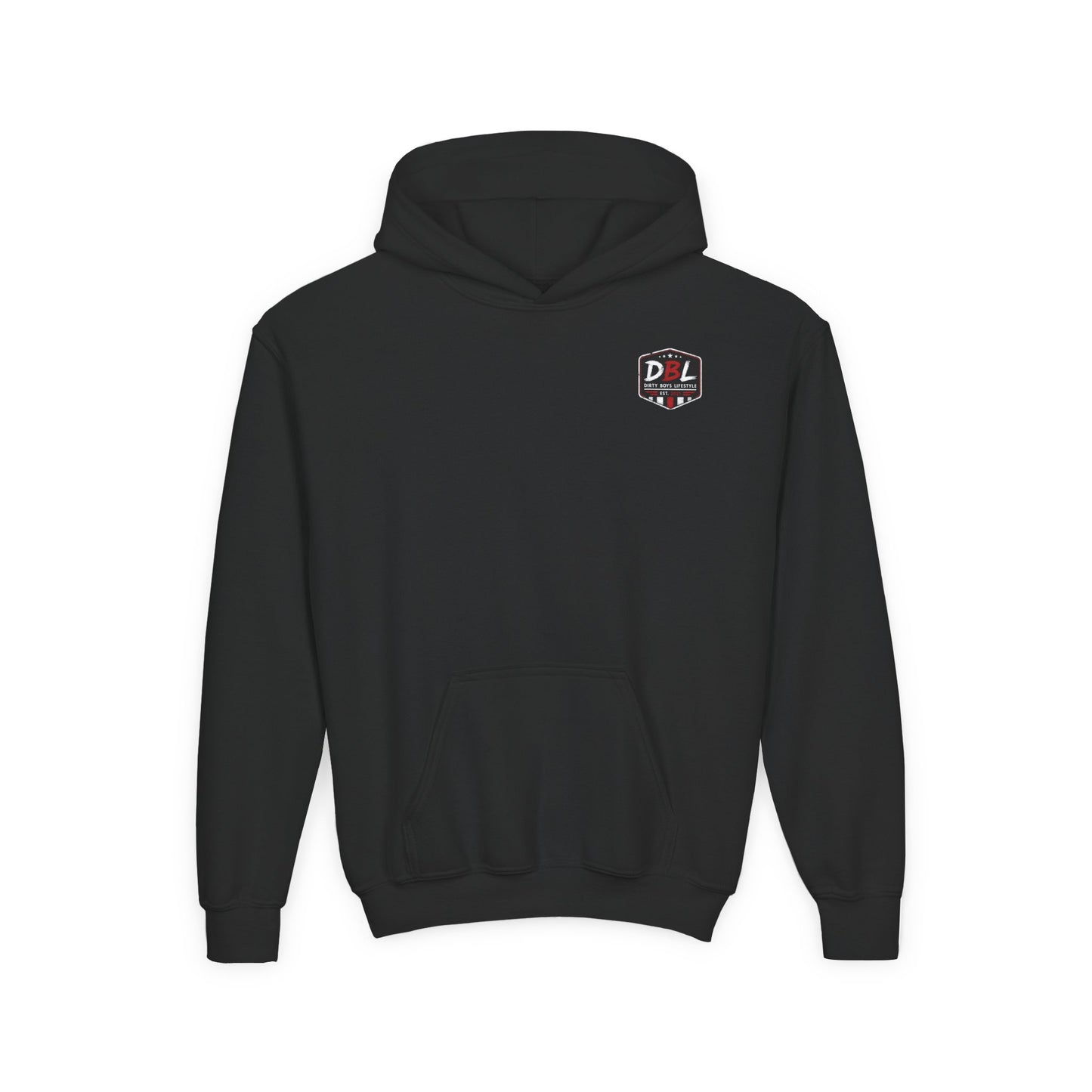 DBL Skull & Flags Youth Hoodie | Kids Motocross Racing Sweatshirt