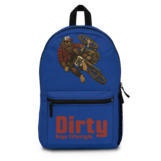Dirty Boys Lifestyle Sasquatch Moto Backpack | Rugged Everyday Pack for School, Travel & Adventure