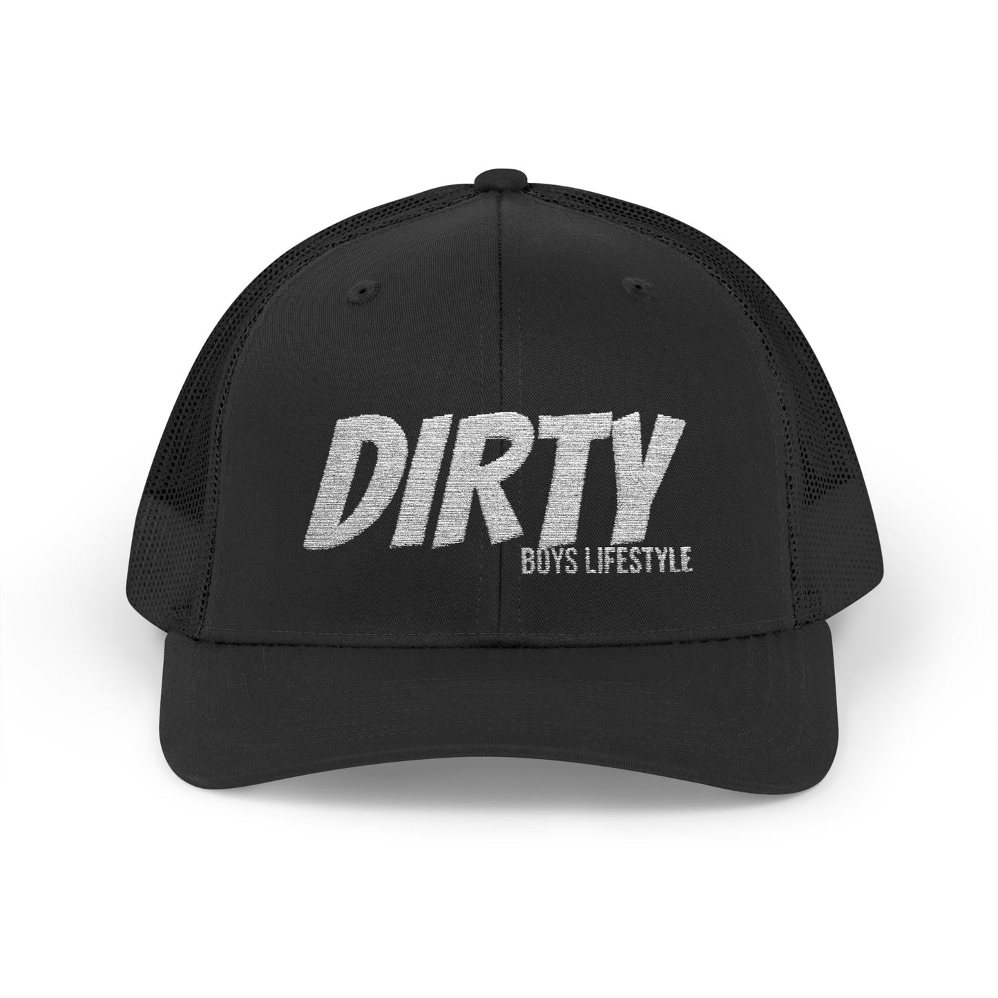 Dirty Boys Lifestyle “DIRTY” Trucker Hat – Embroidered Snapback Cap