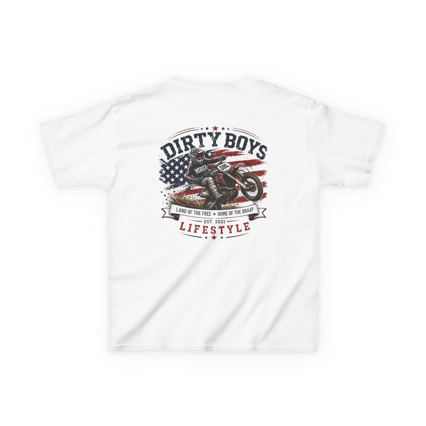 DBL Land of the Braap Youth Tee | Kids Motocross Dirt Bike T-Shirt