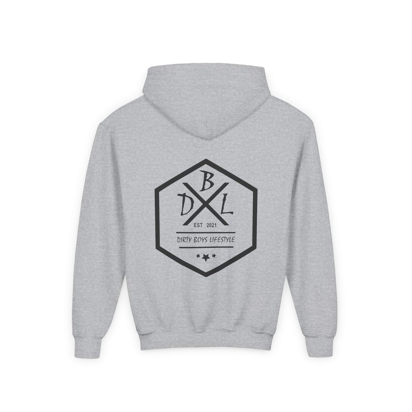 Dirty Boys Lifestyle Logo Youth Hoodie | Kids Graphic Sweatshirt