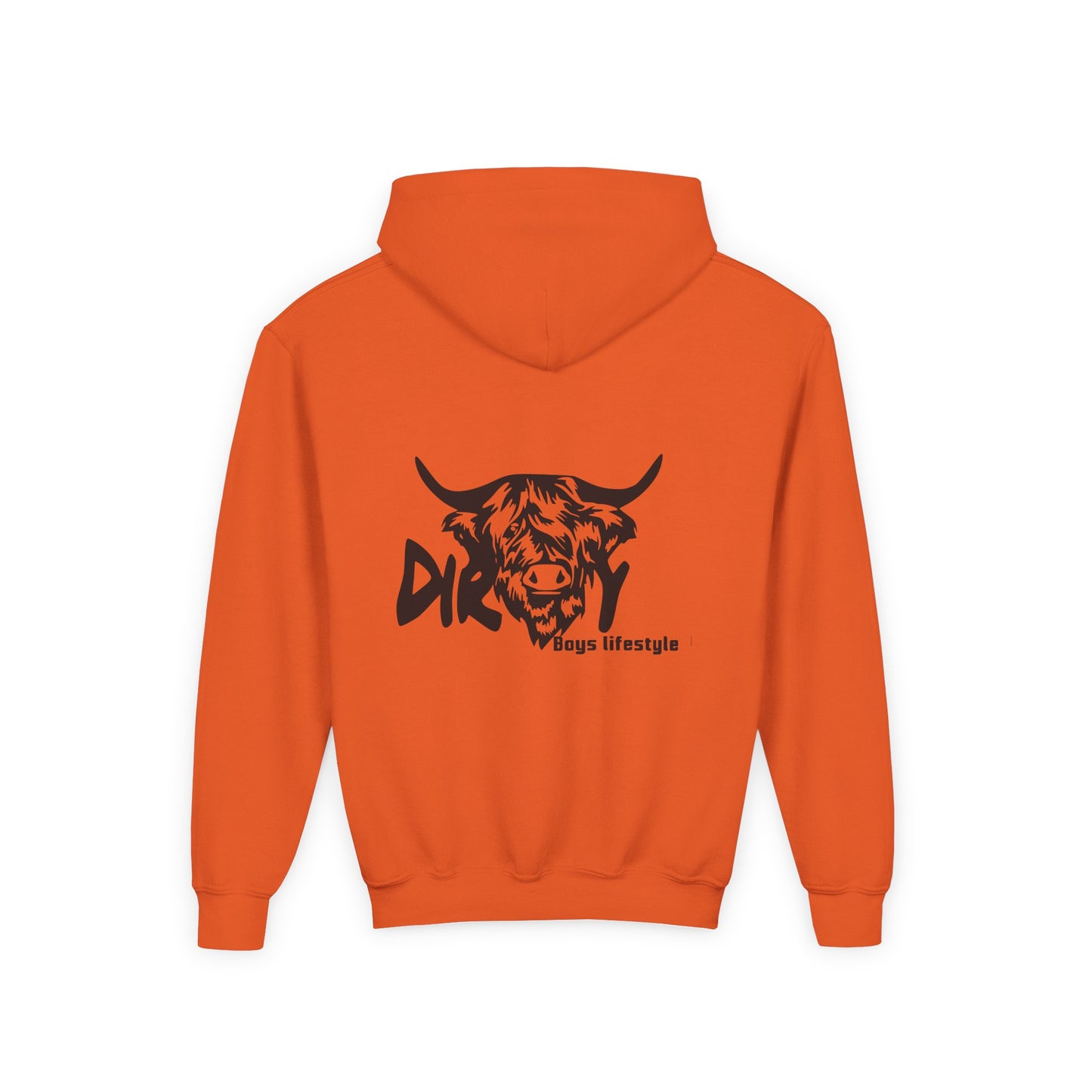 Dirty Boys Lifestyle “Dirty Cow” Youth Hoodie | Kids Graphic Sweatshirt