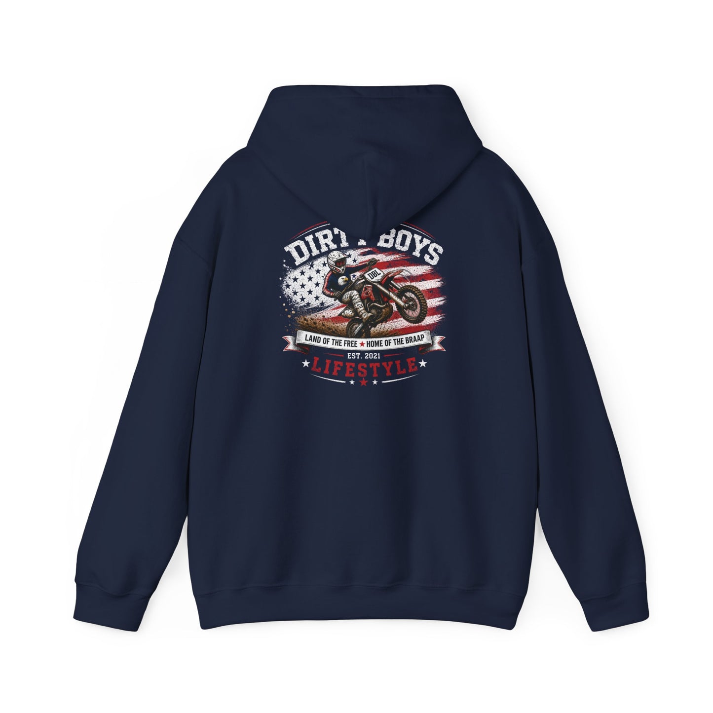 DBL Land of the Braap Adult Hoodie | Motocross Dirt Bike Sweatshirt