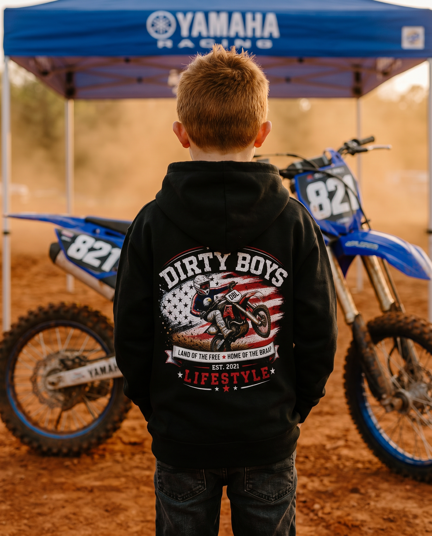 DBL Land of the Braap Hoodie | American Motocross Dirt Bike Sweatshirt