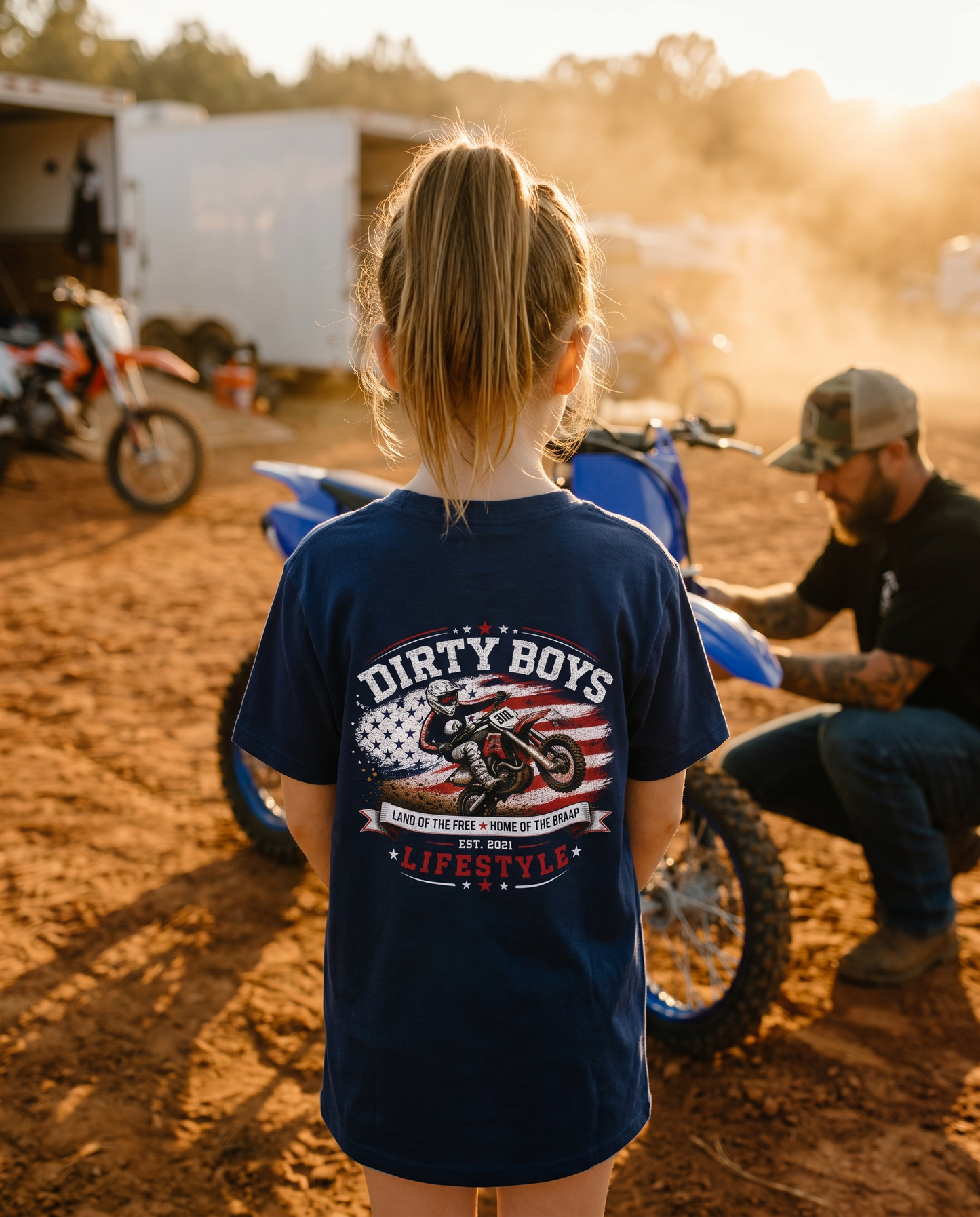 DBL Land of the Braap Youth Tee | Kids Motocross Dirt Bike T-Shirt