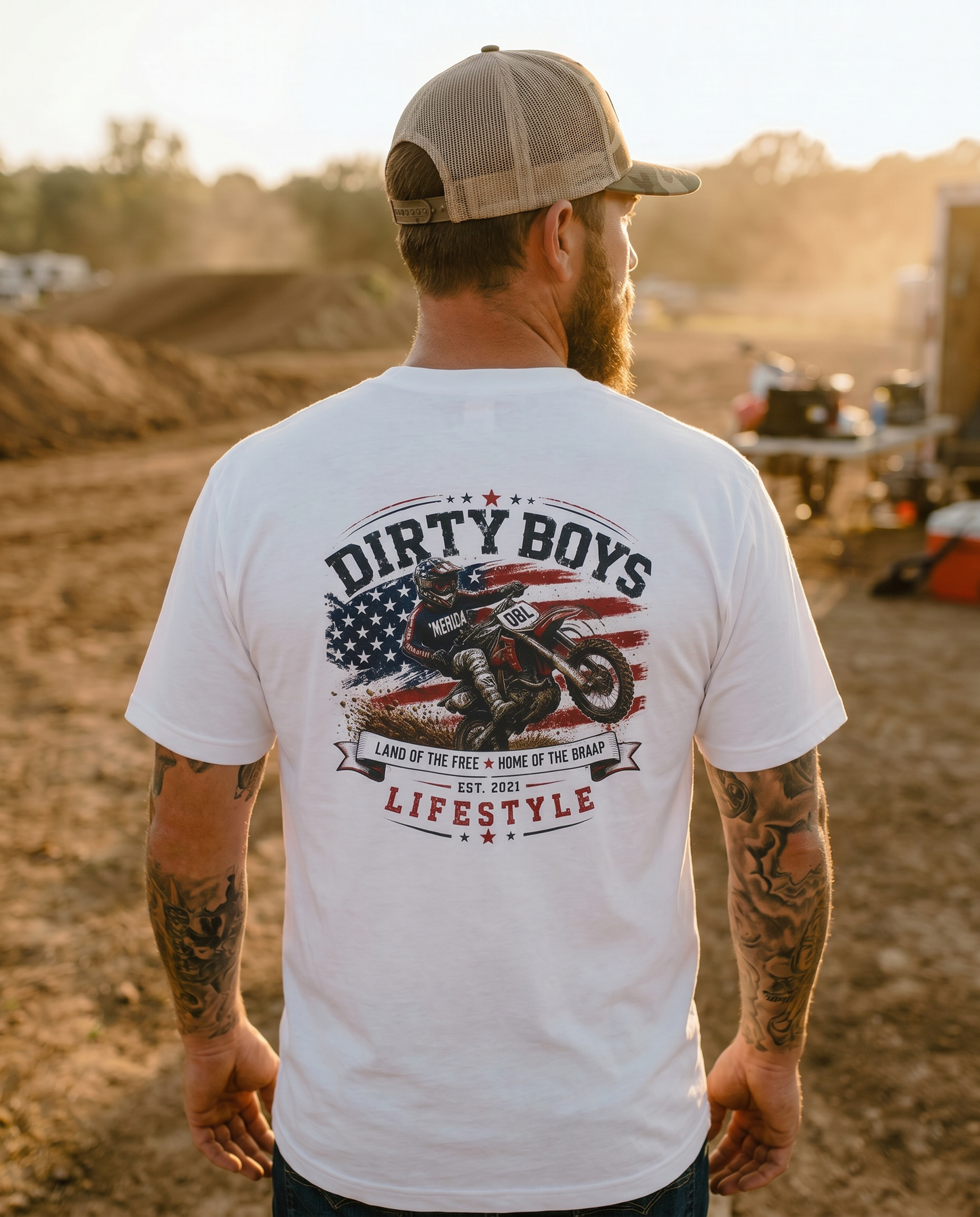 DBL Land of the Braap Tee | American Motocross Dirt Bike T-Shirt